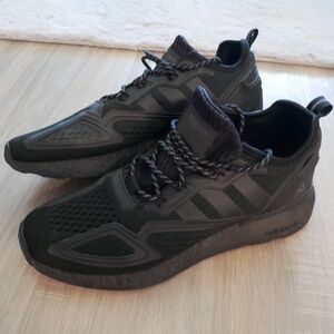 Adidas Originals Mens Pharrell X ZX 2K Boost 'Black Future' Athletic Shoes~